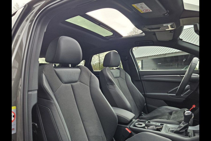 Audi Q3 Sportback 35 TFSI Pro Line S | 3x S-line | Matrix LED | Pano | Black optiek | B&O + Sonos 3D | Elek. stoel (sport) | Elek. achterklep | Vol |