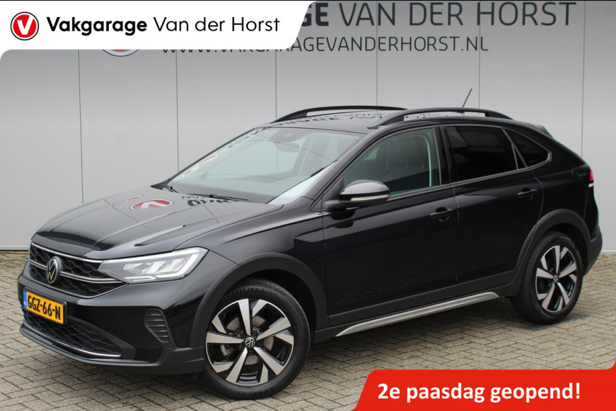 Volkswagen Taigo 1.0-96pk TSI Oranje Edition. Zeer nette en luxe hoogzitter, slechts 33.500km ! Airco, cruise cntrl adaptief, camera, pdc achter, trekhaak, LED verlichting, Apple Carplay/Android auto, bluetooth telefoonvoorb., digitaal dashboard etc.