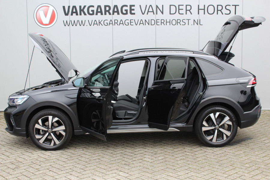 Volkswagen Taigo 1.0-96pk TSI Oranje Edition. Zeer nette en luxe hoogzitter, slechts 33.500km ! Airco, cruise cntrl adaptief, camera, pdc achter, trekhaak, LED verlichting, Apple Carplay/Android auto, bluetooth telefoonvoorb., digitaal dashboard etc.