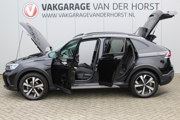 Volkswagen Taigo 1.0-96pk TSI Oranje Edition. Zeer nette en luxe hoogzitter, slechts 33.500km ! Airco, cruise cntrl adaptief, camera, pdc achter, trekhaak, LED verlichting, Apple Carplay/Android auto, bluetooth telefoonvoorb., digitaal dashboard etc.