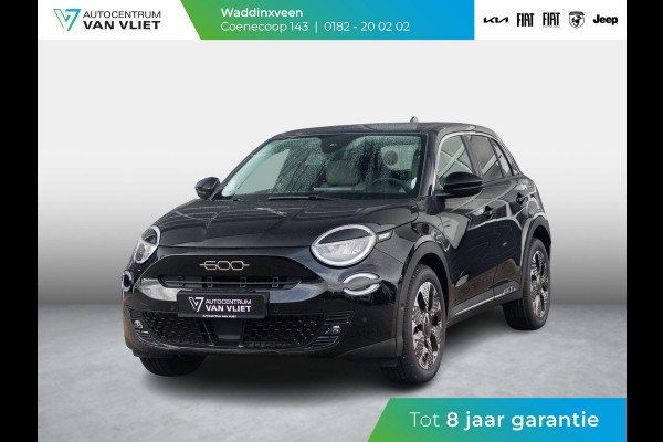 Fiat 600E La Prima 54 kWh | Carplay | Elek. Stoel | Stoelverwarming | Keyless | LED | Clima