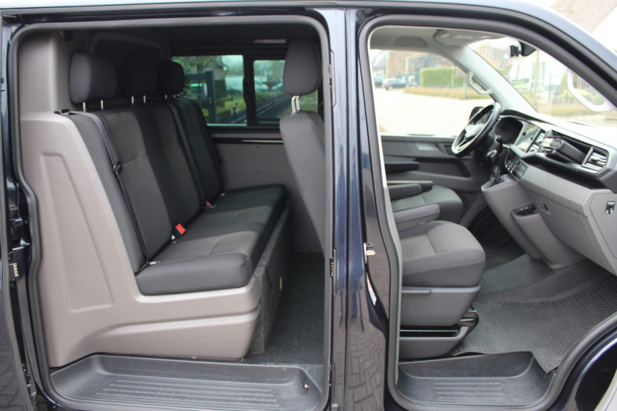 Volkswagen Transporter T6.1 2.0 TDI 146KW E6 Aut. 4Motion L2 DC Highline ✓ dubbele cabine ✓2x schuifdeur