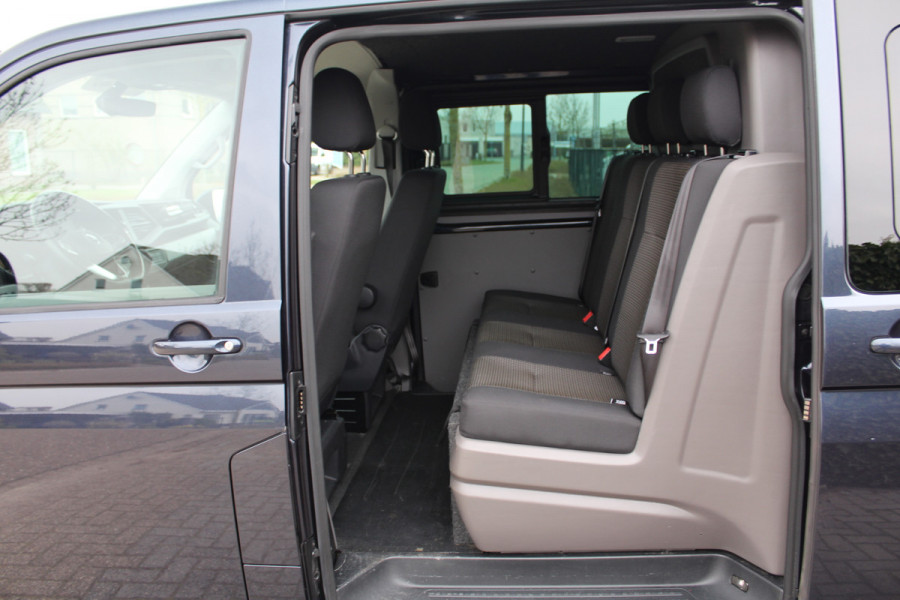 Volkswagen Transporter T6.1 2.0 TDI 146KW E6 Aut. 4Motion L2 DC Highline ✓ dubbele cabine ✓2x schuifdeur