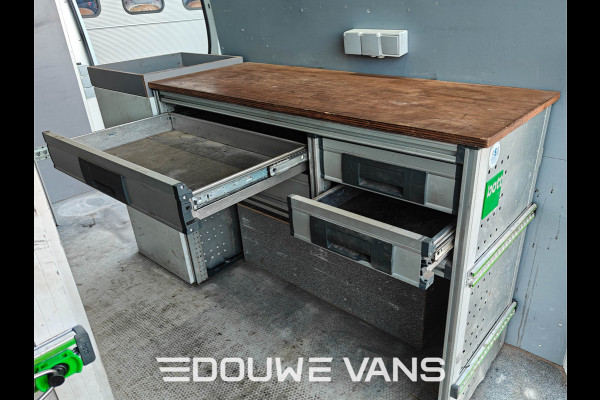 Mercedes-Benz Sprinter L2 H2 Automaat 317 3500 Trekhaak MBUX NAP BOTT Inrichting Standkachel Omvormer (Nieuwe motor 70km)