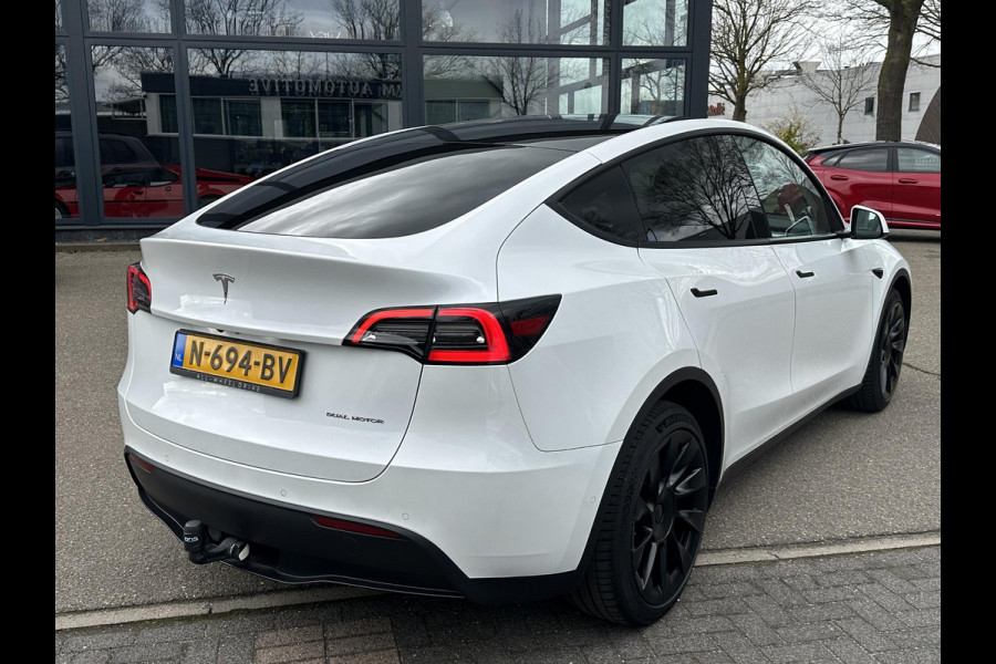 Tesla Model Y Long Range AWD 75 kWh BTW| SOH 89% | VAN €33.900,- NU VOOR SLECHTS €31.877,- Uw LENTEVOORDEEL €2.023,- |ORGINELE AFN. TREKHAAK TESLA| 20 INCH!|