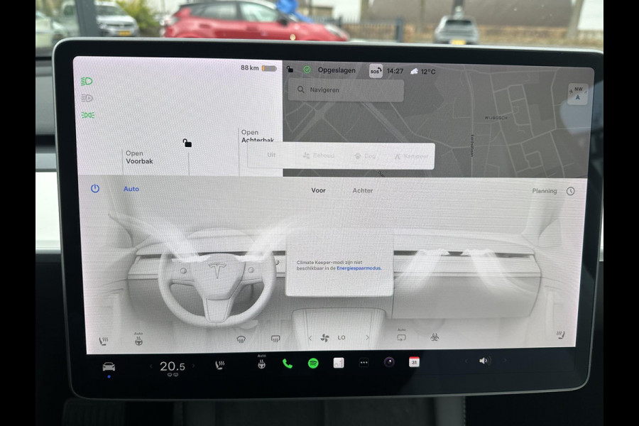 Tesla Model Y Long Range AWD 75 kWh BTW| SOH 89% | VAN €33.900,- NU VOOR SLECHTS €31.877,- Uw LENTEVOORDEEL €2.023,- |ORGINELE AFN. TREKHAAK TESLA| 20 INCH!|