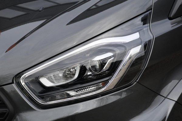 Ford Transit Custom MS-RT 320 2.0 TDCI L2H1 DC | ACC | BLIS | Bi-Xenon | Elek stoel | CarPlay | Navigatie | Camera | Stoelverwarming | L+R Schuifdeur | Lederen bekleding | Spoiler-pakket | Nieuwe APK | Verlengde fabrieksgarantie