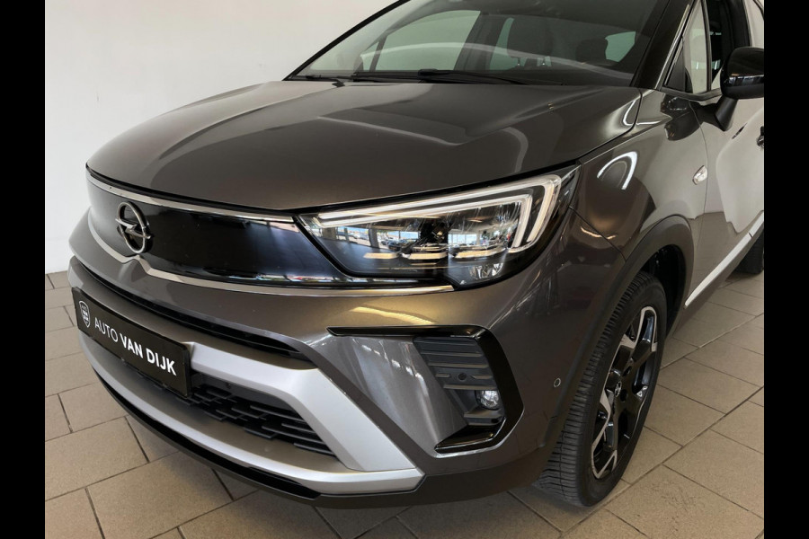 Opel Crossland 1.2 Turbo Elegance 130PK AUTOMAAT AIRCO NAVI CRUISE CAMERA ALCANTARA HEAD UP STOELVERW TREKHAAK NIEUWSTAAT