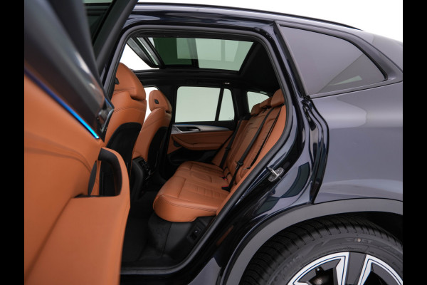 BMW iX3 High Executive 80 kWh [ 3-Fase -11kW] {SOH-98%} (INCL-BTW) Aut. *PANO | LEATHER | HARMAN/KARDON | FULL-LED | BLINDSPOT | MEMORY-PACK | DIGI-COCKPIT | HEATED-SPORTSEATS | KEYLESS | TOPVIEW | DAB+ | NAVI-FULLMAP | HEAD-UP | ...