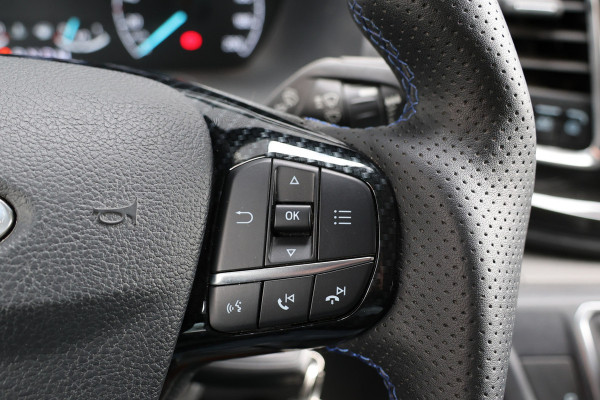 Ford Transit Custom 320 2.0 TDCI L2H1 MS-RT | ACC | BLIS | L+R Schuifdeur | SORTIMO | CarPlay | Navigatie | Camera | Stoelverwarming | 3-Zitter | PPF Folie | Lederen bekleding | Spoiler-pakket | Nieuwe APK