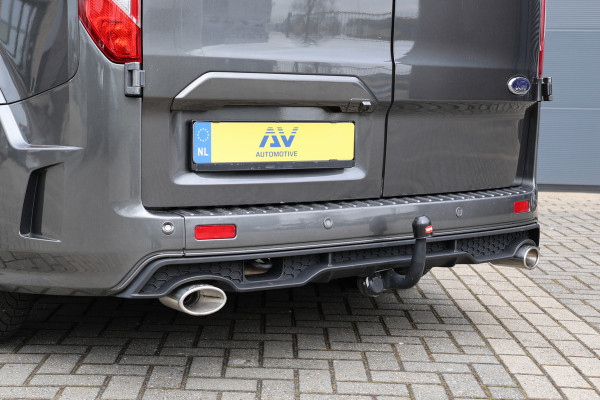 Ford Transit Custom 320 2.0 TDCI L2H1 MS-RT | ACC | BLIS | L+R Schuifdeur | SORTIMO | CarPlay | Navigatie | Camera | Stoelverwarming | 3-Zitter | PPF Folie | Lederen bekleding | Spoiler-pakket | Nieuwe APK