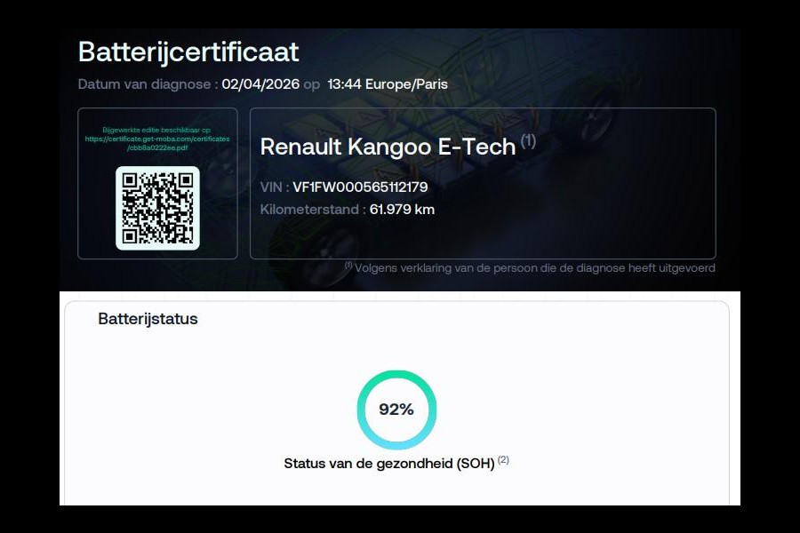 Renault Kangoo Z.E. Maxi*A/C*EX.ACCU*HUURACCU*BLUETOOTH*SCHUIFDEU