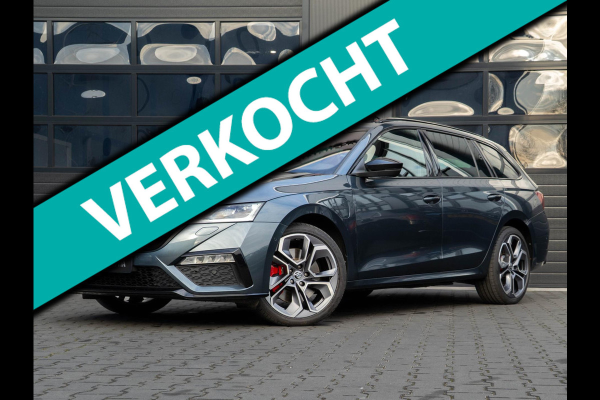 Škoda Octavia Combi 1.4 TSI RS iV PHEV Business Headup|Stoelverwarming|Pano|CANTON|Camera|ACC