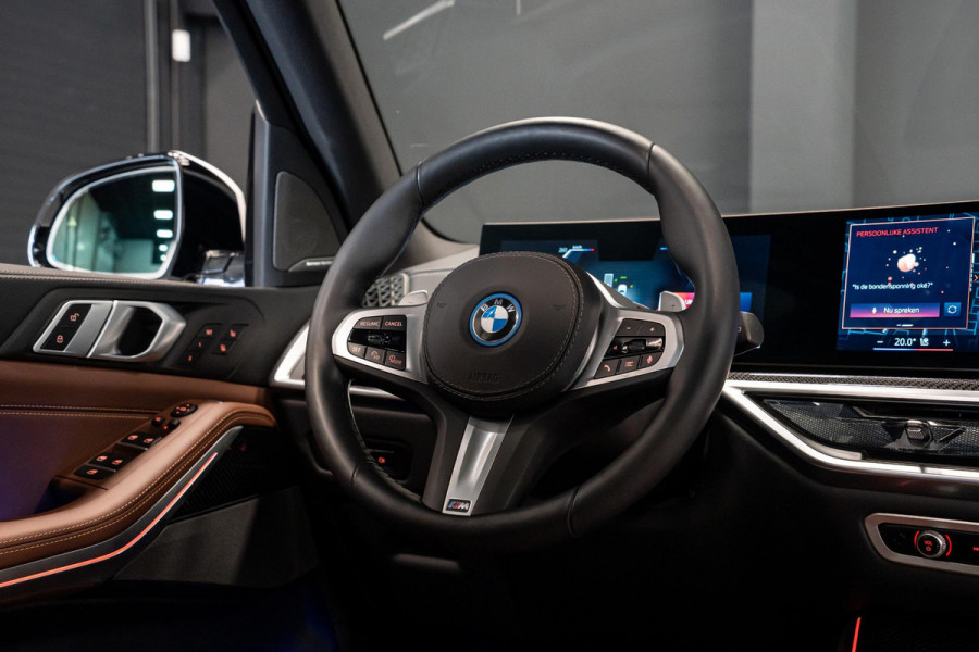 BMW X5 xDrive50e *M-Sport Pro / Harman Kardon / Stoelventilatie + Massage / Panorama Sky Lounge / Soft-Close / Carbon Interieur*