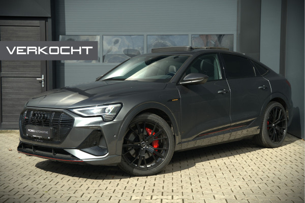 Audi e-tron Sportback 50 quattro S edition 71 kWh S-Line | Panoramadak | Stoelverwarming | Adaptive Cruise Control | Ambiance Verlichting | Memory Seat | Parkeersensoren | Keyless | Apple Carplay