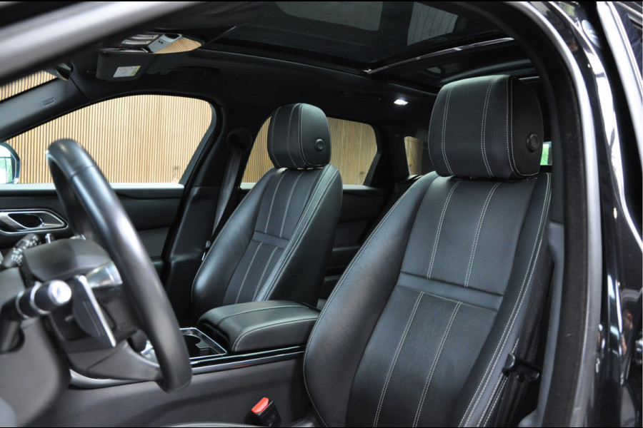 Land Rover Range Rover Velar 2.0 P300 Turbo AWD R-Dynamic SE Navi Leer Panoramadak PDC Meridian soundsysteem lektr. bedienbaar achterklep Climate Zwart hemelbekleding LM velgen