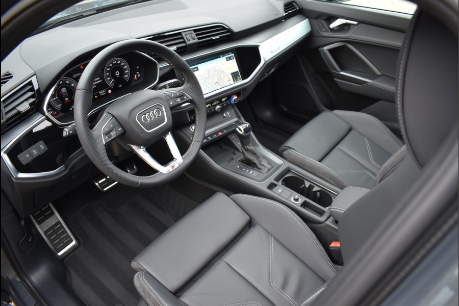 Audi Q3 45 TFSI e S-Line 245 Pk Pano Memory Vol Leder Full Led Keyless Camera 19 Inch