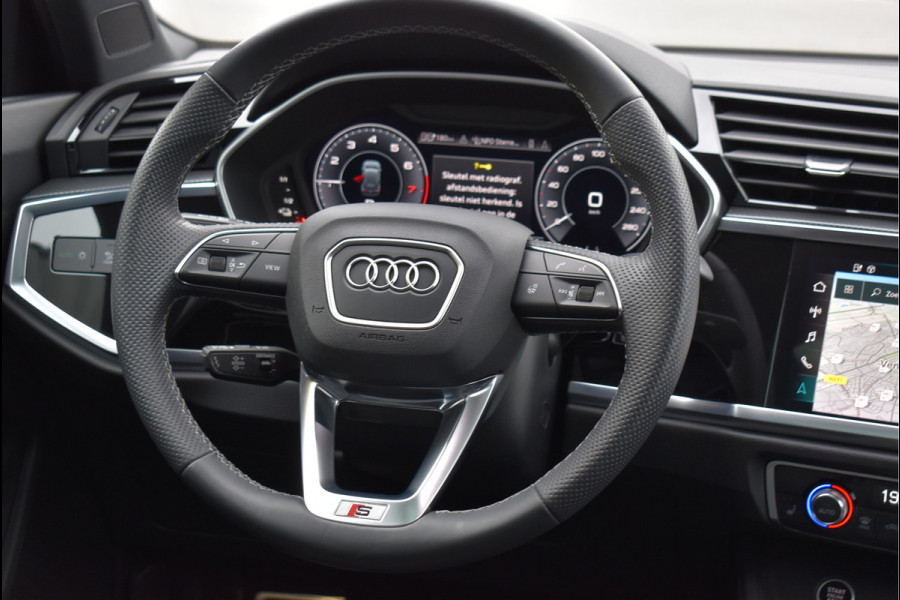 Audi Q3 45 TFSI e S-Line 245 Pk Pano Memory Vol Leder Full Led Keyless Camera 19 Inch