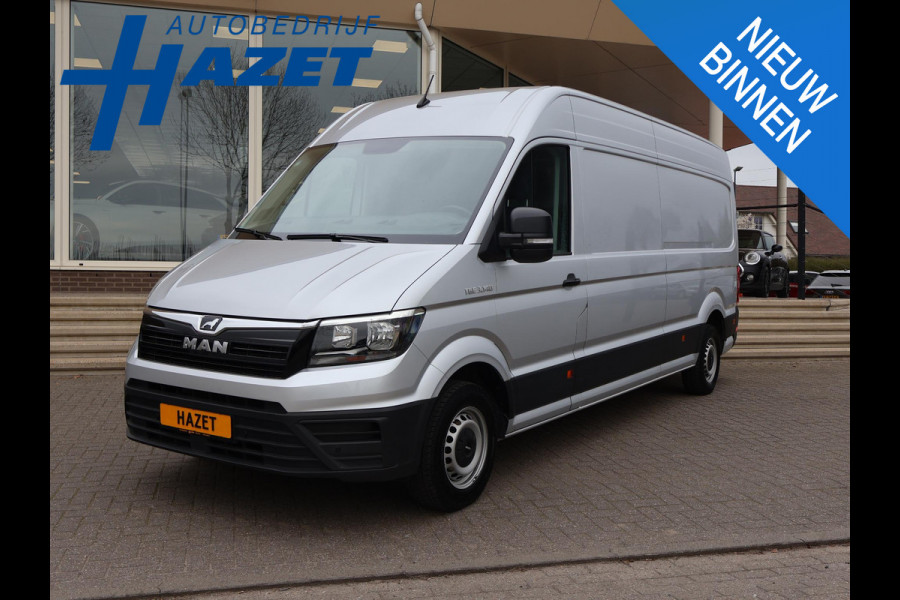MAN TGE 35 3.140 AUT. L4H3 ZILVERGRIJS + CAMERA | APPLE CARPLAY | ANDROID AUTO | DAB | NAVIGATIE