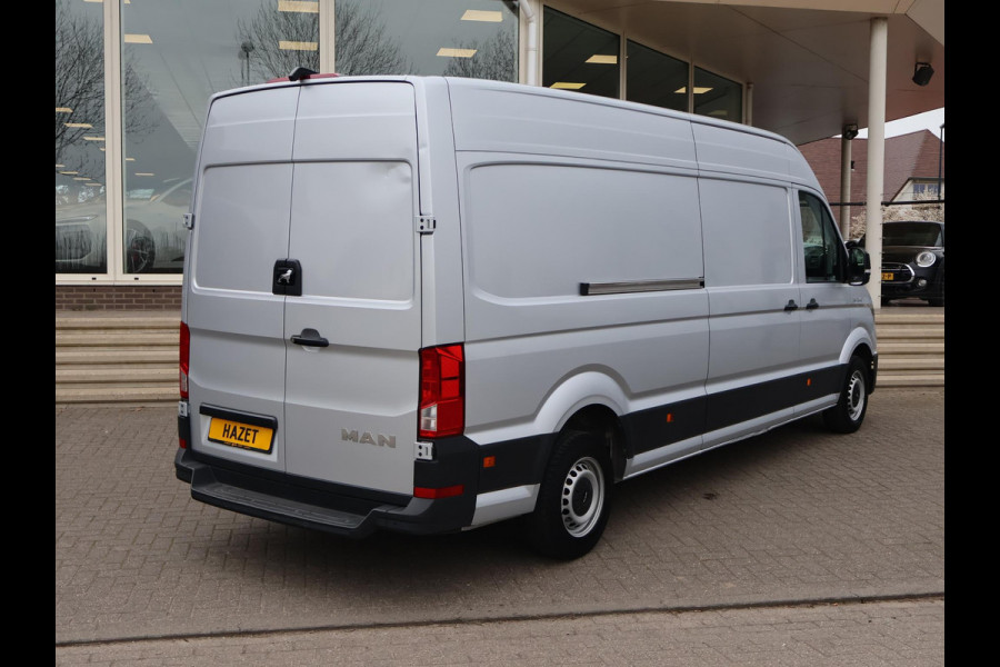 MAN TGE 35 3.140 AUT. L4H3 ZILVERGRIJS + CAMERA | APPLE CARPLAY | ANDROID AUTO | DAB | NAVIGATIE