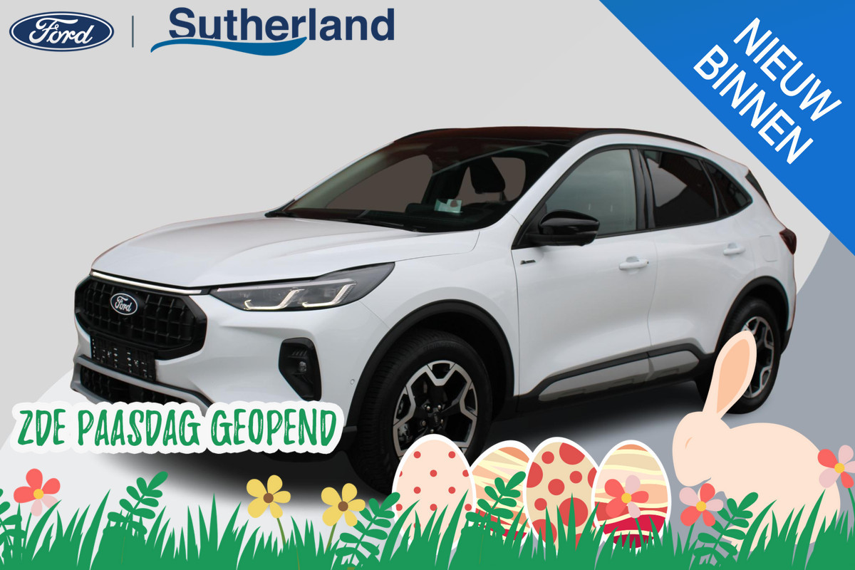Ford Kuga 2.5 FHEV Active X 190pk | Driver Assistance Pack | 4WD | Technology Pack | 2.100kg Trekgewicht | Winterpack | Panoramadak | All Weather Banden | Geen stekker nodig