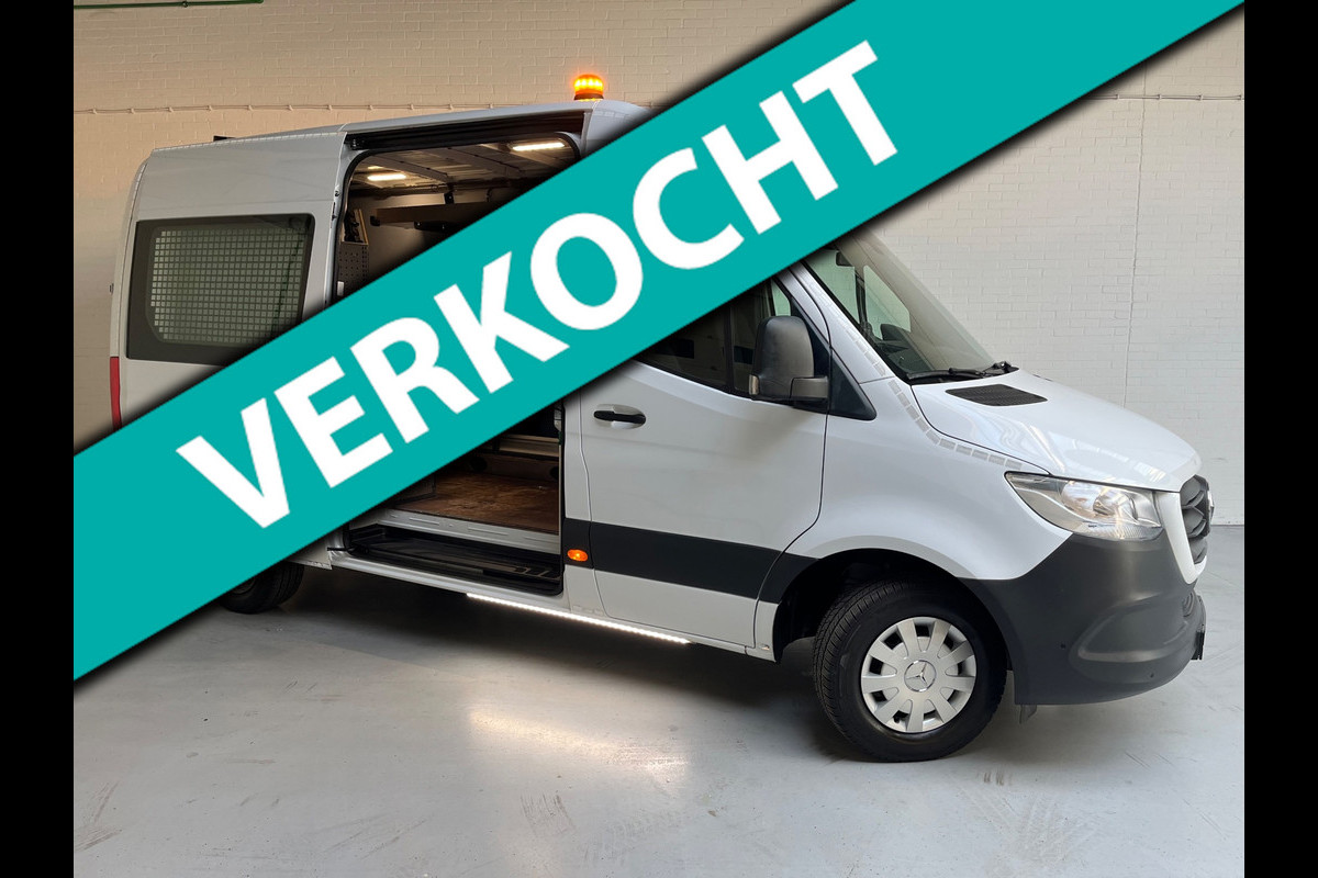 Mercedes-Benz Sprinter Automaat Servicewagen 314 2.2 CDI 140PK L2H2 euro6 BOTT, Victron V230, Standkachel Trekhaak RIJKLAARPRIJS