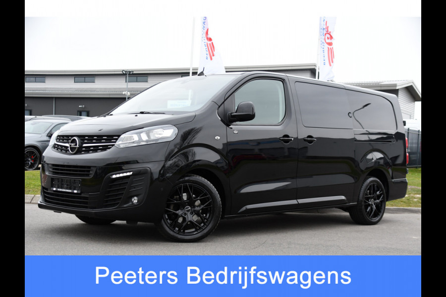 Opel Vivaro 2.0 CDTI L3H1 DC Black Edition Camera, Cruise, Carplay, Stoelverwarming, 2 x Schuifdeur, Sensoren, Clima, Trekhaak, multimedia, Uniek!