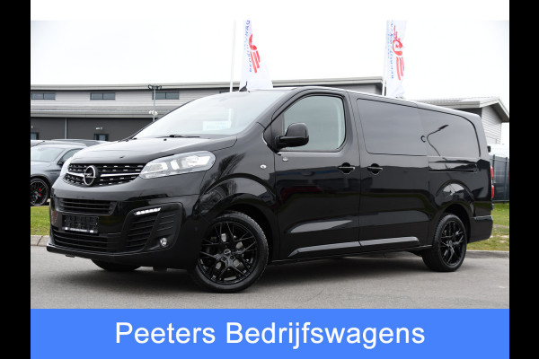 Opel Vivaro 2.0 CDTI L3H1 DC Black Edition Camera, Cruise, Carplay, Stoelverwarming, 2 x Schuifdeur, Sensoren, Clima, Trekhaak, multimedia, Uniek!