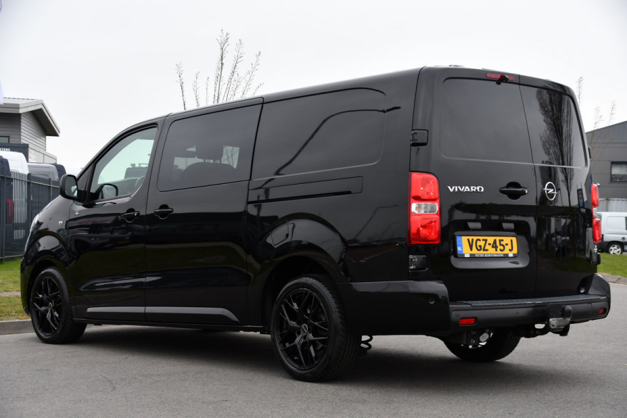 Opel Vivaro 2.0 CDTI L3H1 DC Black Edition Camera, Cruise, Carplay, Stoelverwarming, 2 x Schuifdeur, Sensoren, Clima, Trekhaak, multimedia, Uniek!