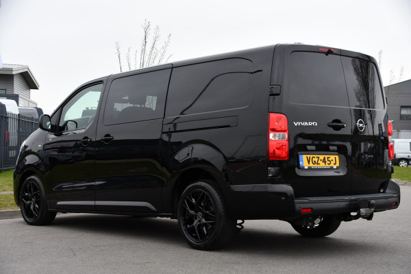 Opel Vivaro 2.0 CDTI L3H1 DC Black Edition Camera, Cruise, Carplay, Stoelverwarming, 2 x Schuifdeur, Sensoren, Clima, Trekhaak, multimedia, Uniek!