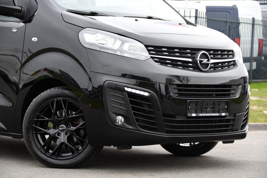 Opel Vivaro 2.0 CDTI L3H1 DC Black Edition Camera, Cruise, Carplay, Stoelverwarming, 2 x Schuifdeur, Sensoren, Clima, Trekhaak, multimedia, Uniek!