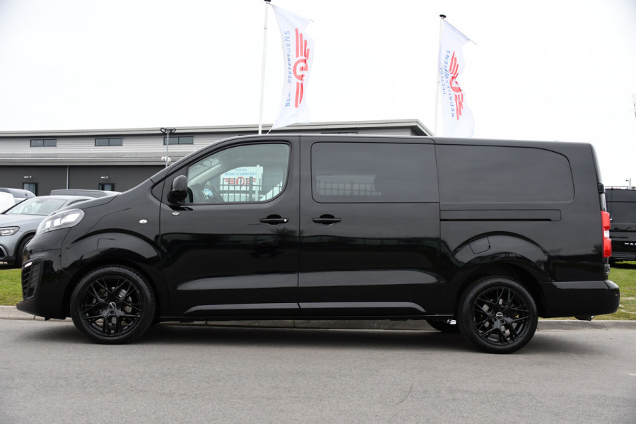 Opel Vivaro 2.0 CDTI L3H1 DC Black Edition Camera, Cruise, Carplay, Stoelverwarming, 2 x Schuifdeur, Sensoren, Clima, Trekhaak, multimedia, Uniek!