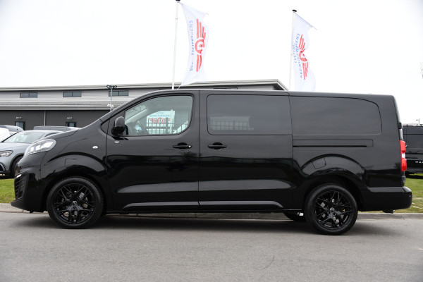 Opel Vivaro 2.0 CDTI L3H1 DC Black Edition Camera, Cruise, Carplay, Stoelverwarming, 2 x Schuifdeur, Sensoren, Clima, Trekhaak, multimedia, Uniek!