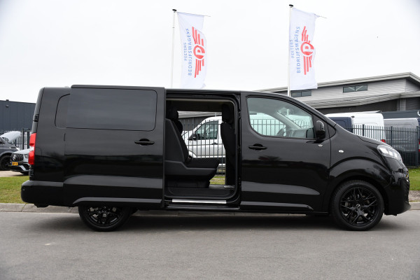 Opel Vivaro 2.0 CDTI L3H1 DC Black Edition Camera, Cruise, Carplay, Stoelverwarming, 2 x Schuifdeur, Sensoren, Clima, Trekhaak, multimedia, Uniek!