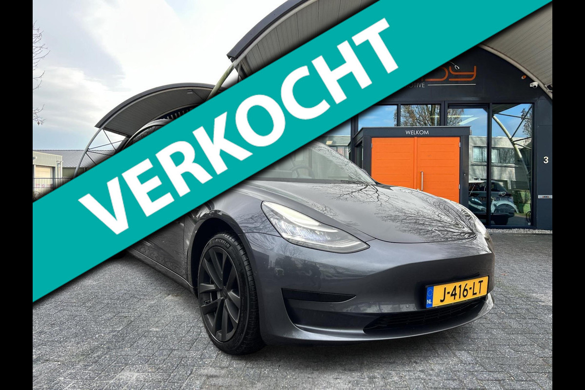 Tesla Model 3 Standard RWD Plus 60 kWh 85% SOH Trekhaak (1.000kg) Rijklaarprijs!