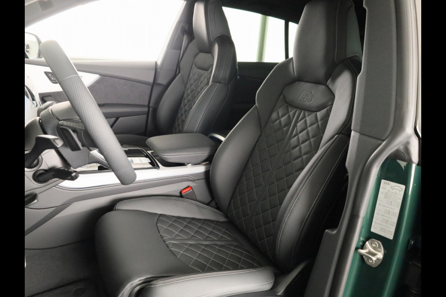 Audi Q8 Pro Line S 55 TFSI e 394 pk | Midnight emerald green | Glazen panoramadak | Bang & Olufsen Premium 3D | Sportstoelen plus voorin |