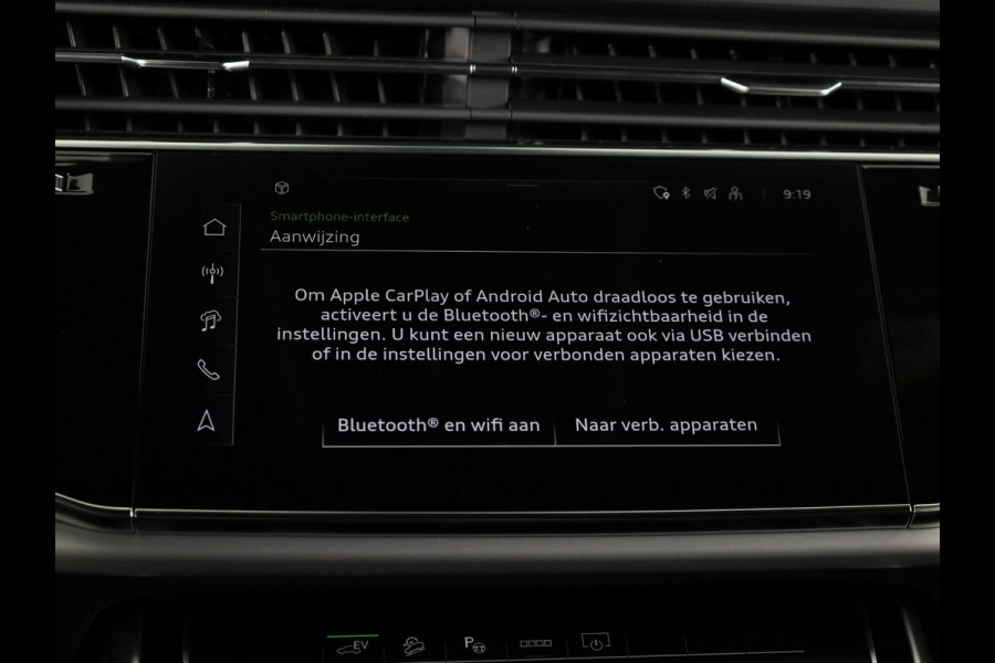 Audi Q8 Pro Line S 55 TFSI e 394 pk | Midnight emerald green | Glazen panoramadak | Bang & Olufsen Premium 3D | Sportstoelen plus voorin |