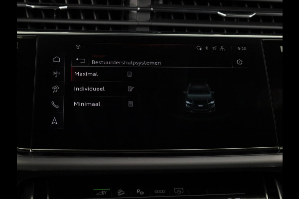 Audi Q8 Pro Line S 55 TFSI e 394 pk | Midnight emerald green | Glazen panoramadak | Bang & Olufsen Premium 3D | Sportstoelen plus voorin |