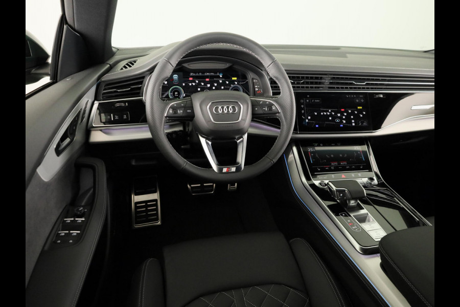 Audi Q8 Pro Line S 55 TFSI e 394 pk | Midnight emerald green | Glazen panoramadak | Bang & Olufsen Premium 3D | Sportstoelen plus voorin |