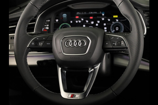 Audi Q8 Pro Line S 55 TFSI e 394 pk | Midnight emerald green | Glazen panoramadak | Bang & Olufsen Premium 3D | Sportstoelen plus voorin |