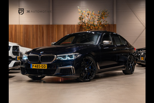 BMW 5 Serie M550i xDrive High Executive, Pano, ACC, 360 Cam, Hud, 21" Velgen, Voll Led, H&K, Ambiënte, Digi Dash, Voll Onderhoud