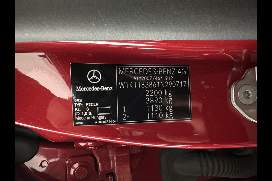 Mercedes-Benz CLA-Klasse 250 e AMG Limited Business Solution (Plug-in) (INCL-BTW) Aut. *PANO | ADAPTIVE-CRUISE | LEATHER-MICORFIBRE | MULTIBEAM-LED | BLINDSPOT | WIDESCREEN-COCKPIT | AMBIENTLIGHT | CAMERA | M-BUX-NAVI | ECC | SHIFTPADDLES | PDC | CRUISE | DAB |