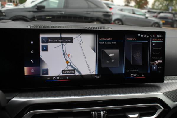 BMW i4 eDrive40 High Executive 84 kWh / SoH 93,5% / Trekhaak / 360Camera / Head-up / Leder / 19'' / Navigatie / Stoelverwarming / DAB / Cruise Control