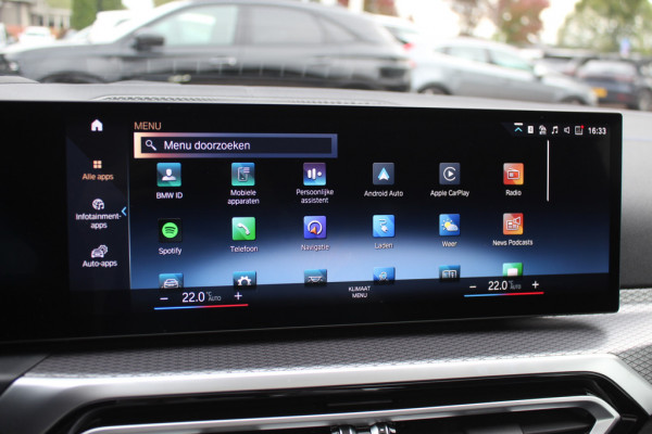 BMW i4 eDrive40 High Executive 84 kWh / SoH 93,5% / Trekhaak / 360Camera / Head-up / Leder / 19'' / Navigatie / Stoelverwarming / DAB / Cruise Control