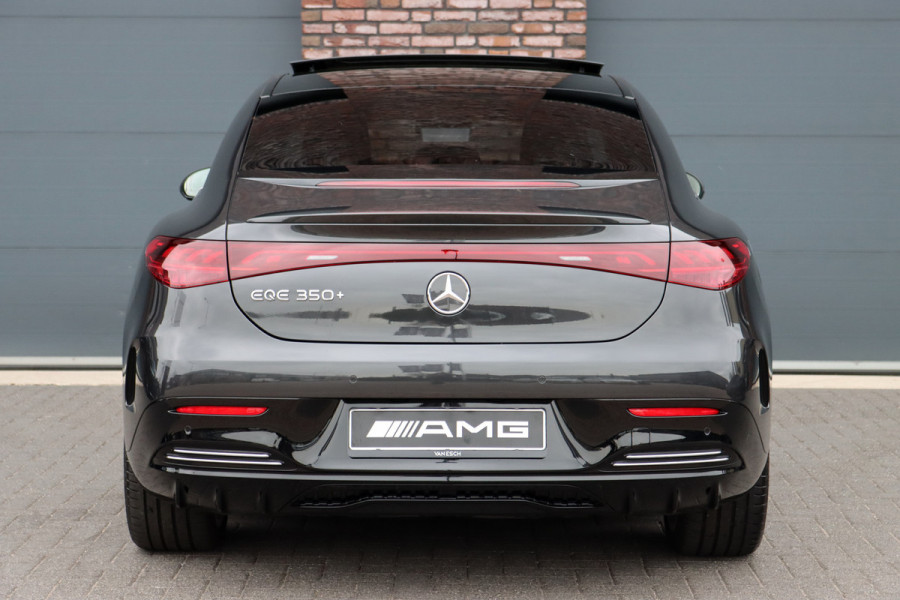 Mercedes-Benz EQE 350+ AMG Line Premium+ 96 kWh | Hyperscreen | Luchtvering | Achterasbesturing | Carbon | Distronic+ | Panoramadak | HUD | Verwarmd Stuurwiel | 22kW | Warmtepomp |