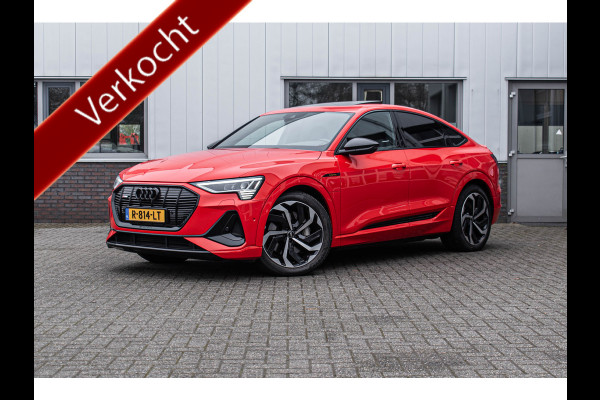 Audi e-tron Sportback 55 quattro S-line 95 kWh 21" | Softclose | Pano dak | S-Sportstoelen