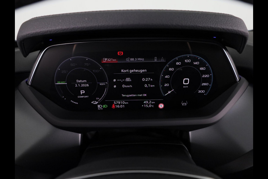Audi e-tron GT GT 93 kWh 476pk | SOH 90% | Panoramadak | Adaptieve cruise controle | Verwarmbare voorstoelen| 20 inch lichtmetalen velgen
