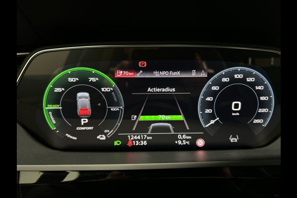 Audi e-tron Sportback 55 quattro Business edition Plus 95 kWh | Panoramadak } voorstoelen verwarmd Soh (batterijcheck) Waarde 91,0 %