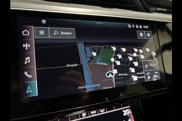 Audi e-tron Sportback 55 quattro Business edition Plus 95 kWh | Panoramadak } voorstoelen verwarmd Soh (batterijcheck) Waarde 91,0 %