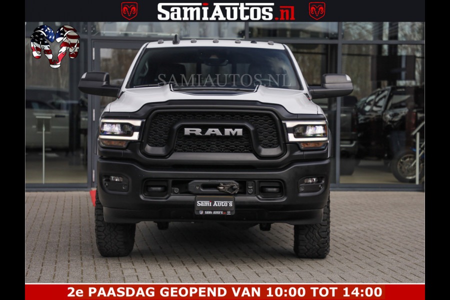 Dodge Ram 2500 POWER WAGON | 6 PERSOONS | 6.4 V8 4X4 | ADAPTIVE | FULL LED | TREK LIER | OPEN DAK | 6.4F BAK | 3500KG | CAMERA V+A | SPER DIFF | TWO TONE UITVOERING | ALARM | VOLLE UITVOERING |